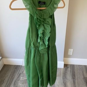 Silk Green Dress